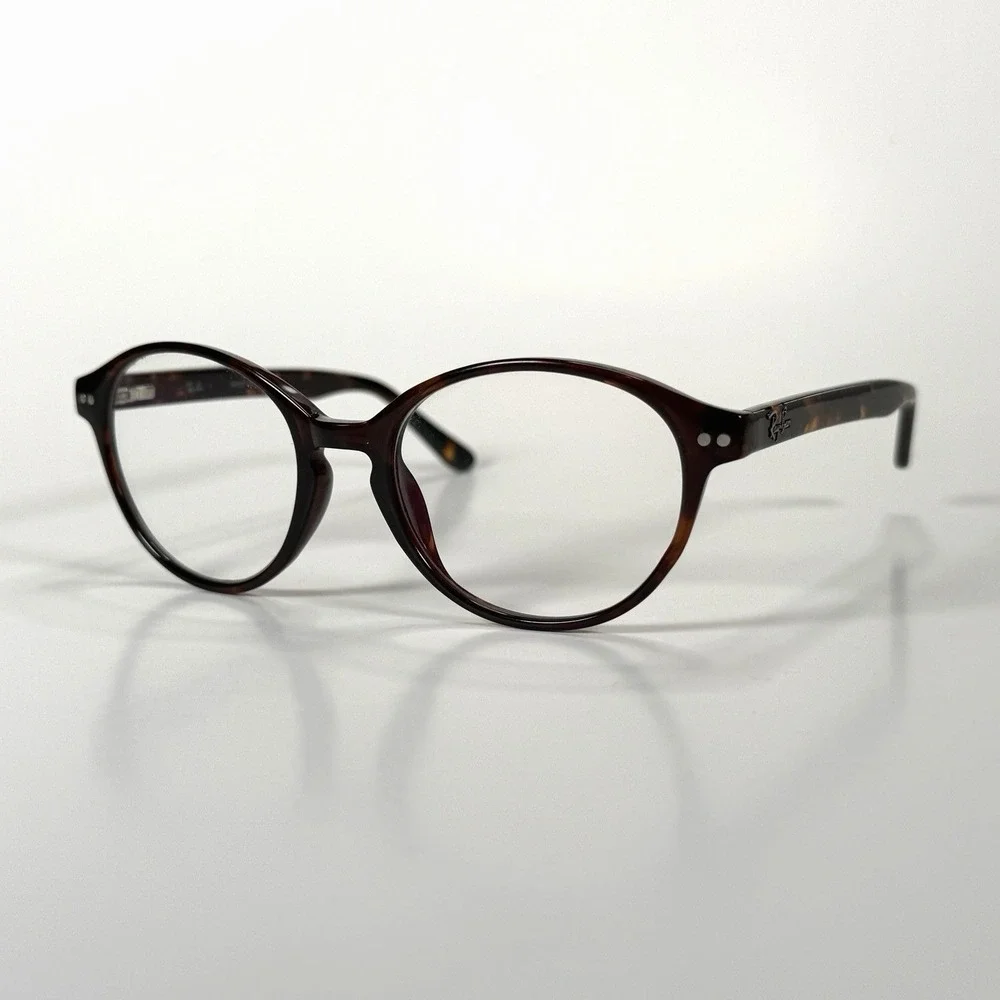 Ray-Ban 5193‎ 2005 Eyeglasses Frame Only 50-21-140 Brown Tortoise Shell Round